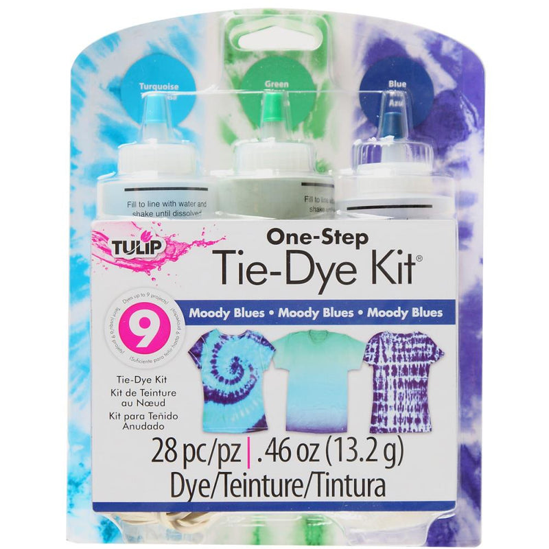 3-Color Tie Dye Kit - Moody Blues Dye Tulip
