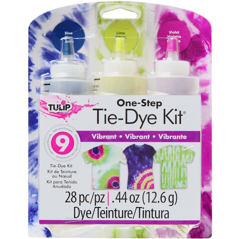 3-Color Tie Dye Kit - Vibrant Dye Tulip