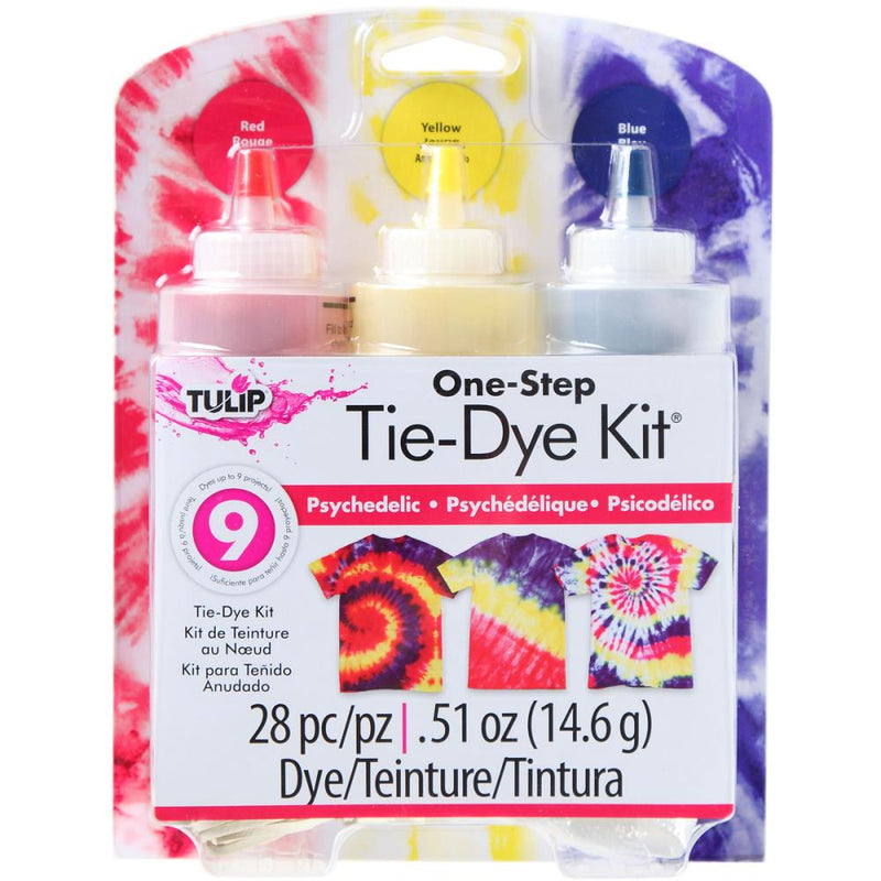 3-Color Tie Dye Kit - Psychedelic Dye Tulip