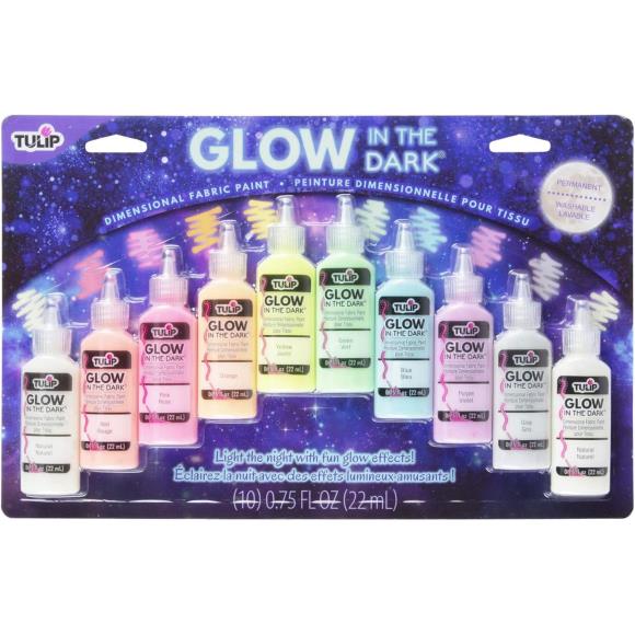 Dimensional Fabric Paint - Glow in the Dark Paint Tulip