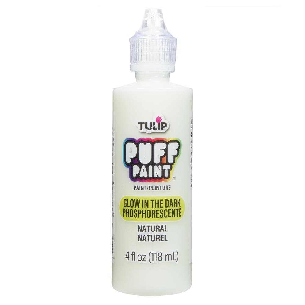 Glow in the Dark Puff Paint Paint Tulip Natural