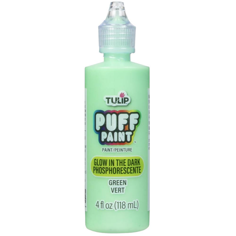 Glow in the Dark Puff Paint Paint Tulip Green
