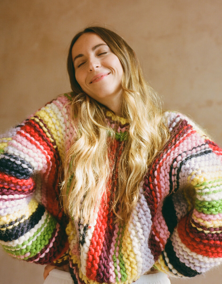 Wool & the Gang Le Pull Sweater Knitting Pattern Pattern Wool and the Gang