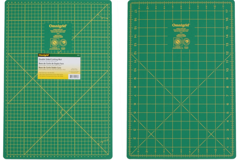 Omnigrid Double Sided Cutting Mat (Multiple Sizes Available) Notions Omnigrid 12" x 18"