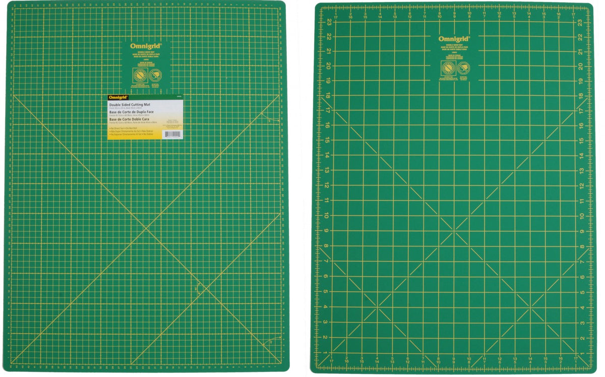 Omnigrid Double Sided Cutting Mat (Multiple Sizes Available) Notions Omnigrid 18" x 24"