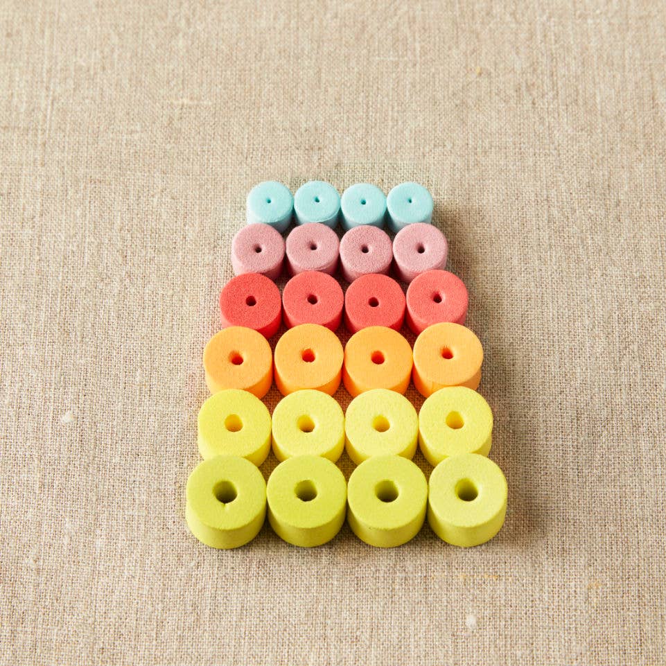 Colorful Stitch Stoppers Tools CocoKnits