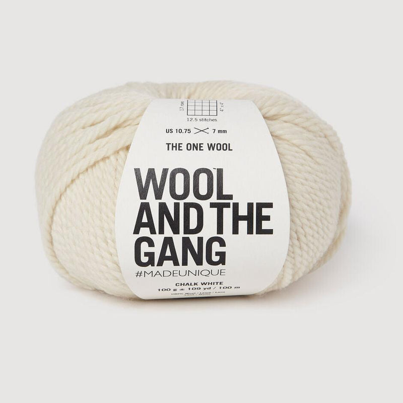 Wool and the Gang The One Wool Yarn Wool and the Gang Chalk White