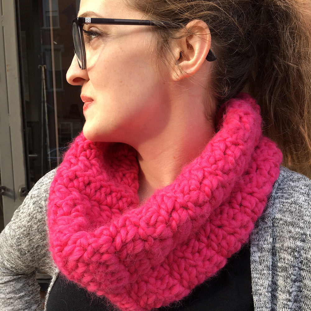 Crochet 101 - Chunky Cowl Workshop Brooklyn Craft Company