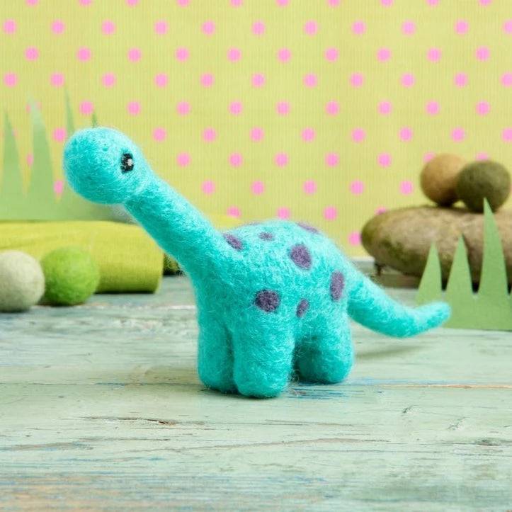Diplodocus Mini Felting Kit Kit Hawthorn Handmade