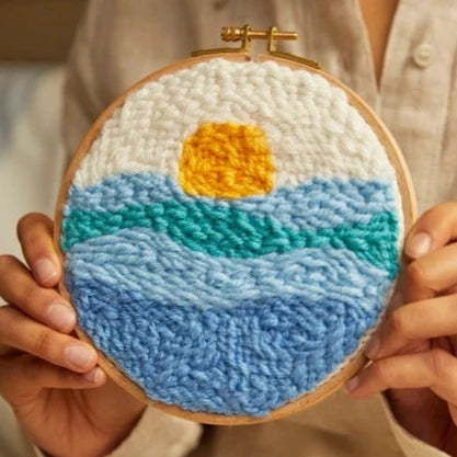 DMC Ocean Punch Needle Kit Kit DMC