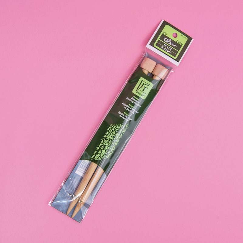 9" Single Pointed Knitting Needles Clover