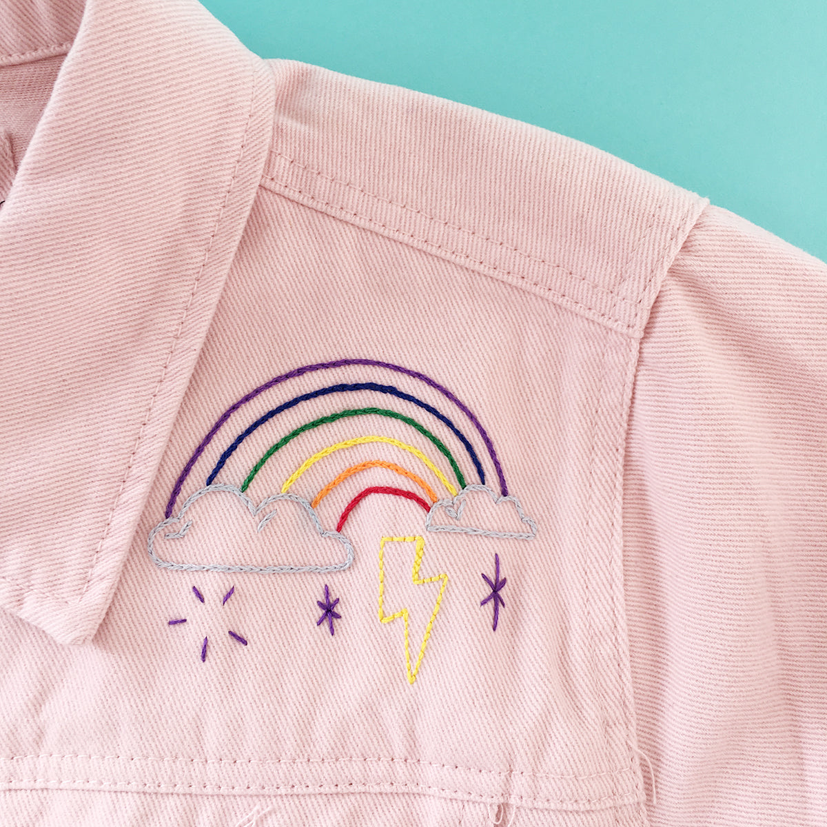 Embroidery on Denim Past Workshop Brooklyn Craft Company