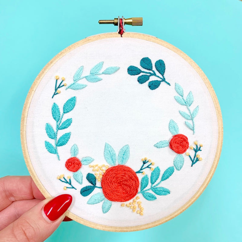 VIRTUAL WORKSHOP: Floral Embroidery Past Workshop Brooklyn Craft Company