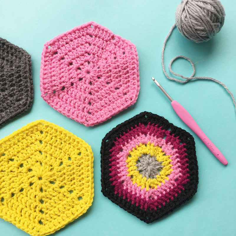 Crochet Hexagon Motifs Workshop Brooklyn Craft Company
