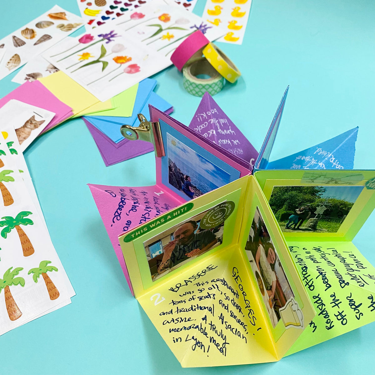 CRAFTY HOUR: Mini Summer Scrapbook Past Workshop Brooklyn Craft Company