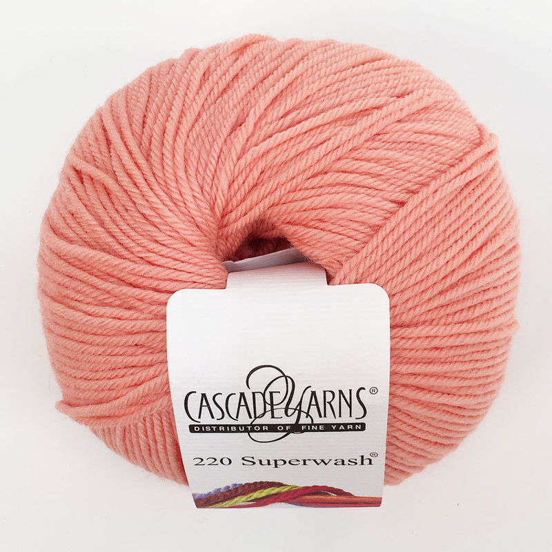 Cascade 220 Superwash Yarn Cascade Peach 220 Superwash