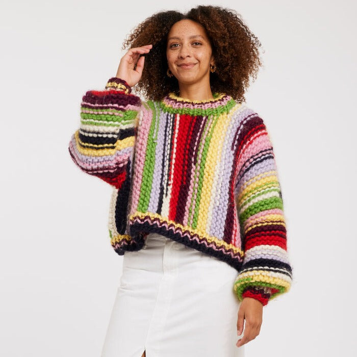 Wool & the Gang Le Pull Sweater Knitting Pattern Pattern Wool and the Gang