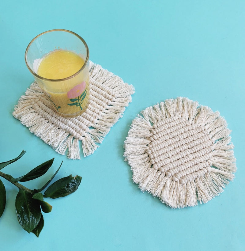 VIRTUAL WORKSHOP: Macramé Coasters Past Workshop Brooklyn Craft Company
