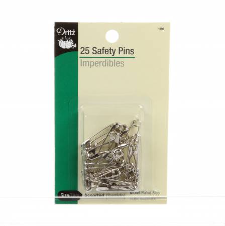 Assorted Safety Pins - 25 ct Dritz