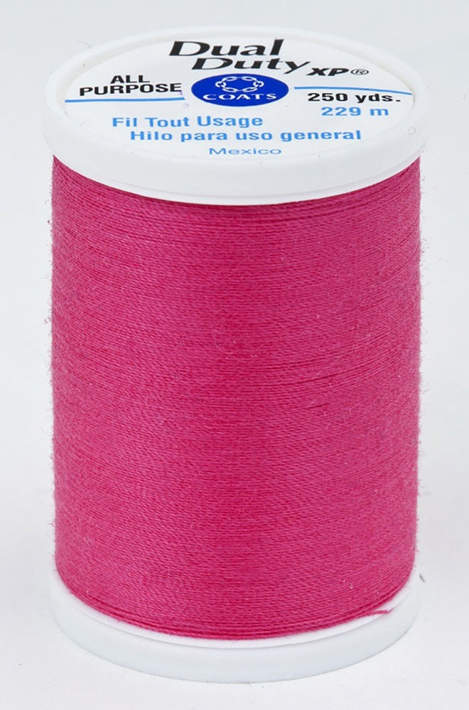 Dual Duty XP All Purpose Thread #1850 Bright Rose Thread Coats & Clark