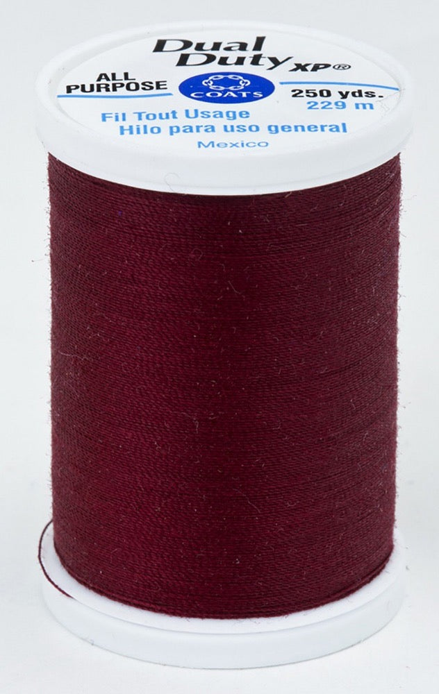 Dual Duty XP All Purpose Thread #2900 Dark Red Thread Coats & Clark