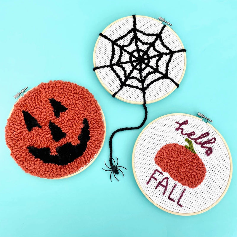 Punch Needle 101 - Halloween Style! Past Workshop Brooklyn Craft Company