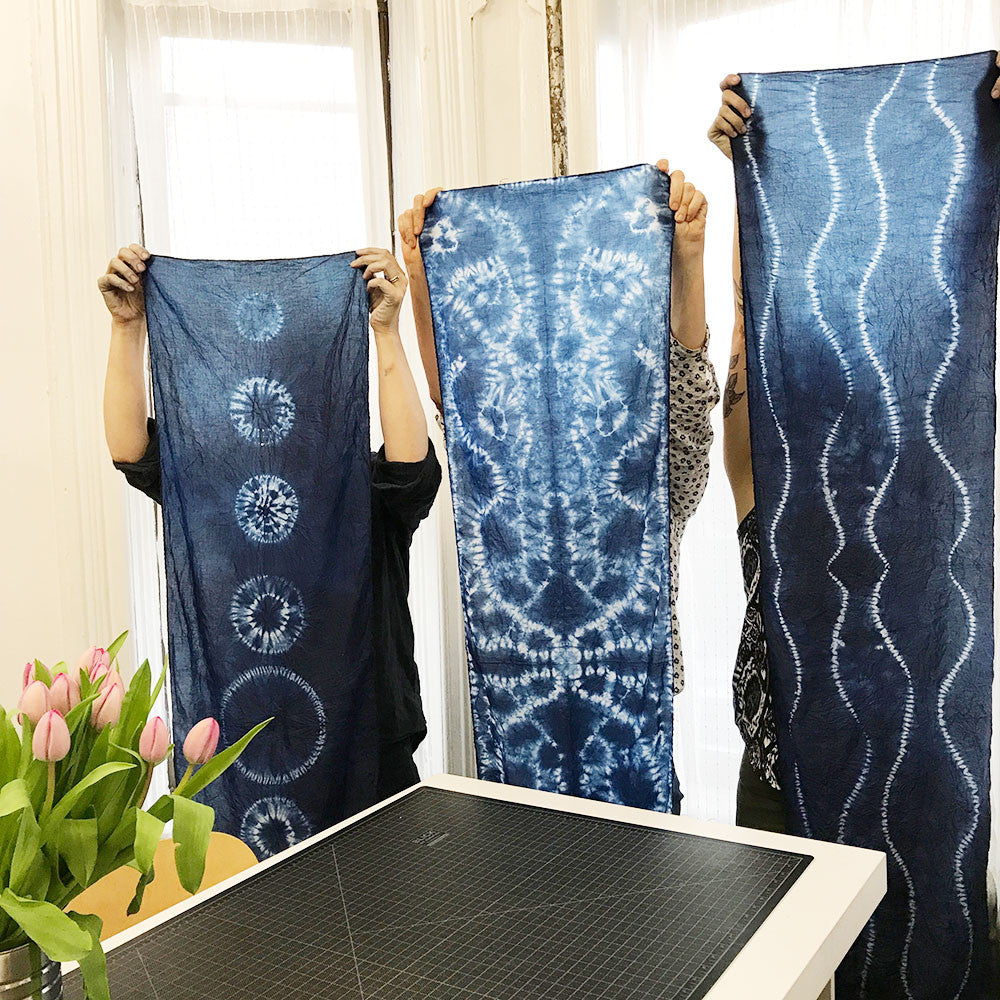 Stitch-Resist Shibori Workshop Past Workshop Brooklyn Craft Company