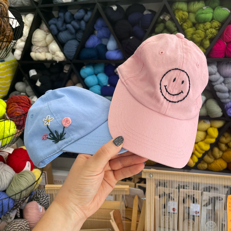 CRAFTY HOUR: Embroidered Hats Past Workshop Brooklyn Craft Company