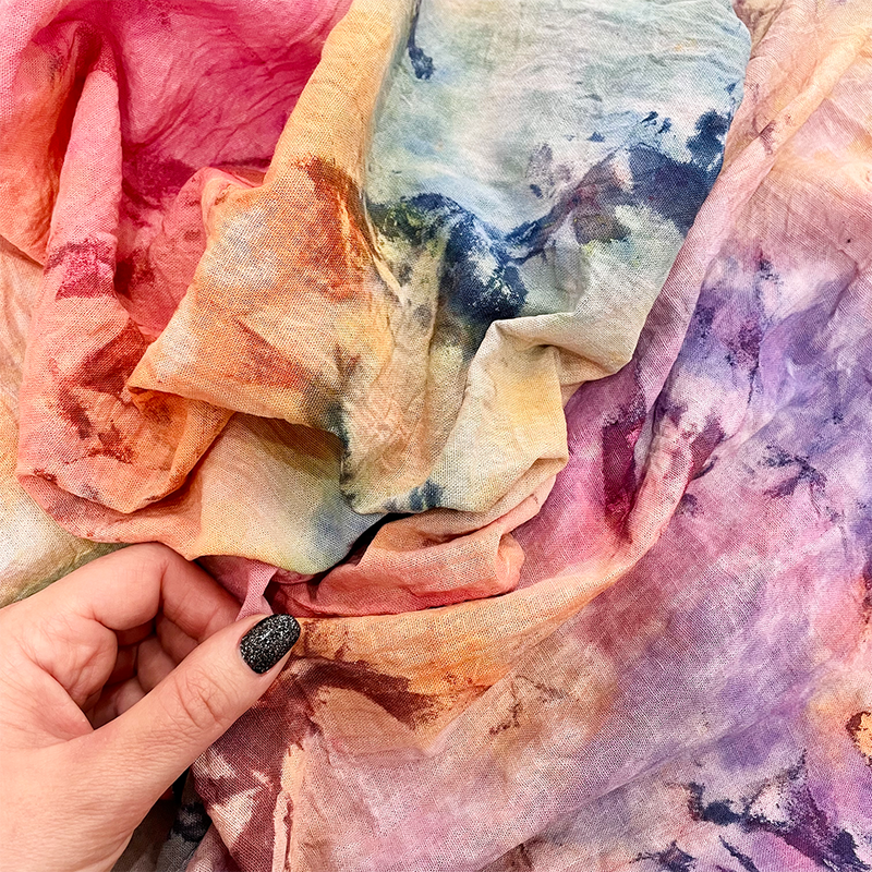 CRAFTY HOUR: Ice Dyeing Past Workshop Brooklyn Craft Company