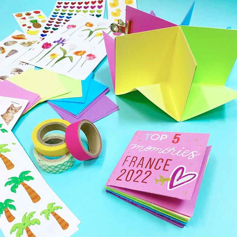 CRAFTY HOUR: Mini Carousel Scrapbook Past Workshop Brooklyn Craft Company