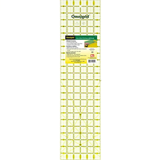 Omnigrid Omnigrip Neon Ruler 6" x 24" Notions Omnigrid